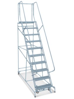 10 Step Grip Step Ladder - Assembled with 20" Top Step H-5230-20