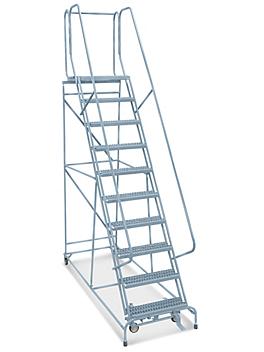 10 Step Grip Step Ladder - Assembled with 20" Top Step H-5230-20