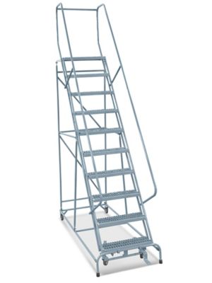 10 Step Grip Step Ladder - Unassembled with 10" Top Step H-5230U-10
