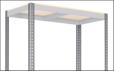 Post for Two-Shelf Wide Span Storage Racks