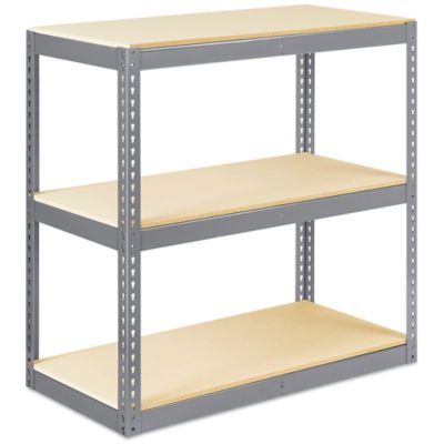 Wide Span Storage Rack - Particle Board, 48 x 24 x 48