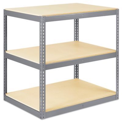 Wide Span Storage Rack - Particle Board, 48 x 36 x 48 H-5293 - Uline