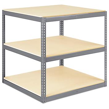 Wide Span Storage Rack - Particle Board, 48 x 48 x 48" H-5294