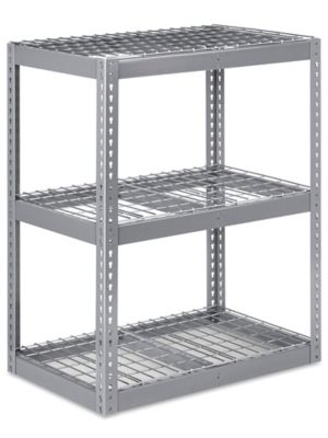 Wide Span Storage Rack - Wire Decking, 36 x 24 x 48" H-5309