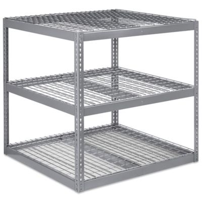 Wide Span Storage Rack - Wire Decking, 48 x 48 x 48" H-5314