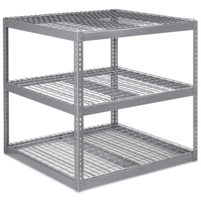 Wide Span Storage Rack - Wire Decking, 36 x 18 x 60 H-3219 - Uline