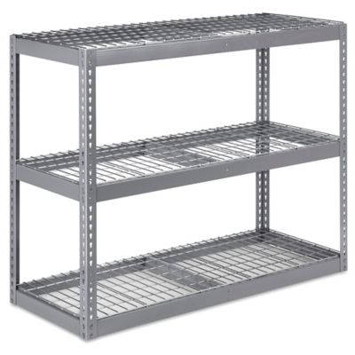 Wide Span Storage Rack - Wire Decking, 72 x 24 x 60 H-3231 - Uline