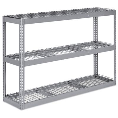 Wide Span Storage Rack - Wire Decking, 36 x 18 x 60 H-3219 - Uline