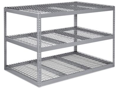 Wide Span Storage Rack - Wire Decking, 72 x 48 x 48" H-5322