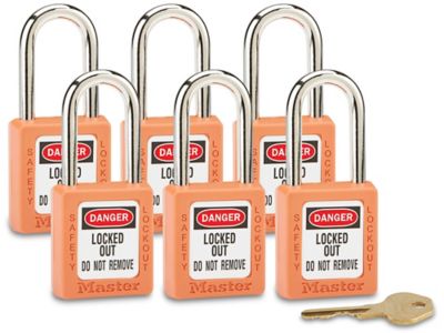 Master Lock® Zenex™ 410RED Thermoplastic Safety Padlock