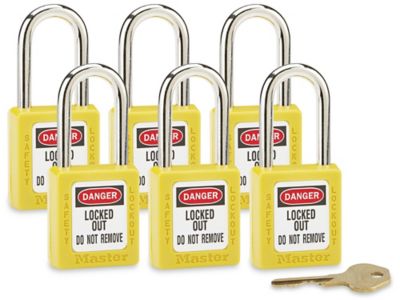 Master Lock Xenoy body 410 Safety Padlock - Lockout Tagout