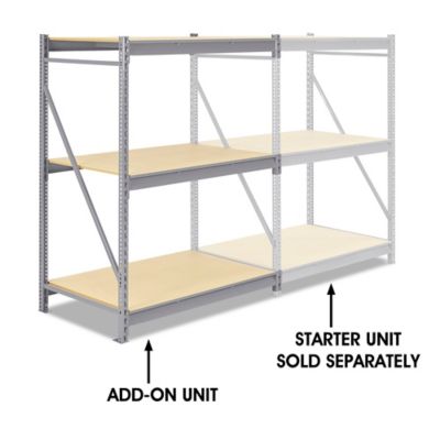 Add-On Unit for Bulk Storage Rack - Particle Board, 48 x 36 x 72" H-5406