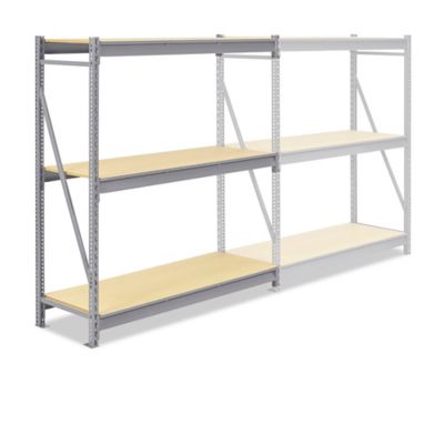 Unité complémentaire pour rayonnage à grande capacité en panneau de particules – 60 x 24 x 72 po