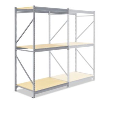 Unité complémentaire pour rayonnage à grande capacité en panneau de particules – 48 x 36 x 96 po