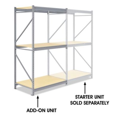 Add-On Unit for Bulk Storage Rack - Particle Board, 48 x 36 x 96" H-5409