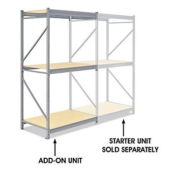 Add-On Unit for Bulk Storage Rack - Particle Board, 48 x 36 x 96" H-5409