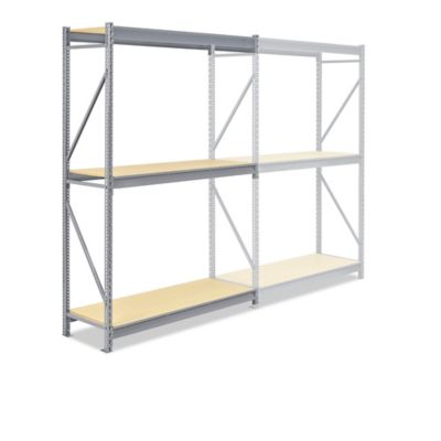 Unité complémentaire pour rayonnage à grande capacité en panneau de particules – 60 x 24 x 96 po