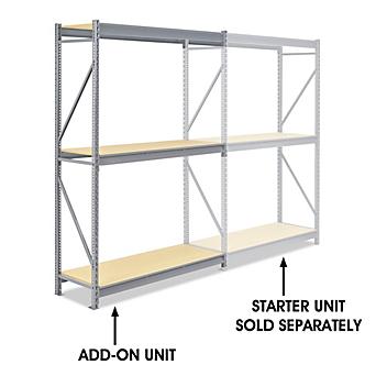 Add-On Unit for Bulk Storage Rack - Particle Board, 60 x 24 x 96" H-5410