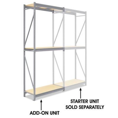 Add-On Unit for Bulk Storage Rack - Particle Board, 48 x 24 x 120" H-5411