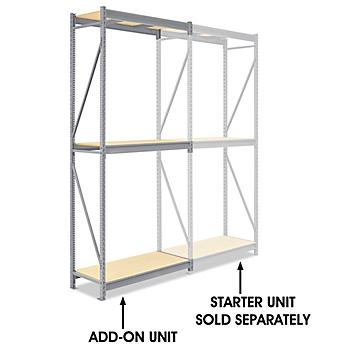 Add-On Unit for Bulk Storage Rack - Particle Board, 48 x 24 x 120" H-5411