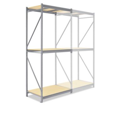 Unité complémentaire pour rayonnage à grande capacité en panneau de particules – 48 x 36 x 120 po