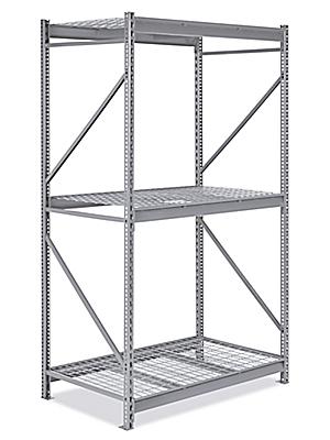 Bulk Storage Rack - Wire Decking, 48 x 36 x 96 H-5418 - Uline