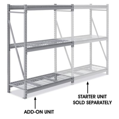 Add-On Unit for Bulk Storage Rack - Wire Decking, 48 x 24 x 72" H-5423