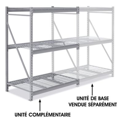 Add-On Unit for Bulk Storage Rack - Wire Decking, 48 x 36 x 72" H-5424