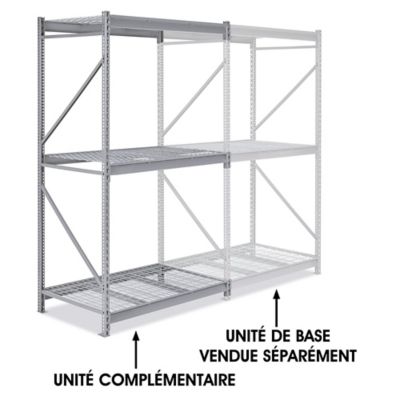Add-On Unit for Bulk Storage Rack - Wire Decking, 48 x 36 x 96" H-5427