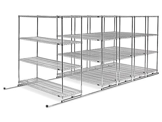 Sliding Storage Shelves - 72 x 177 x 74