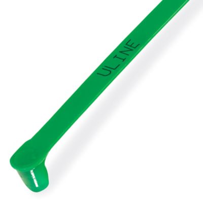 Plastic Pre-Cut Twist Ties - 5, Green S-3810G - Uline