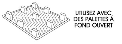 Palette à fond ouvert