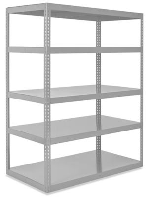 Solid Stainless Steel Shelving - 60 x 24 x 72 H-6817 - Uline