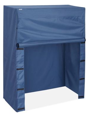 Mobile Shelving Cover - 48 x 24 x 72", Heavy Duty, Blue H-5463HDBLU