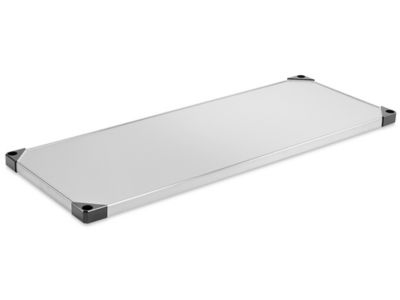 Solid Stainless Steel Shelving - 36 x 24 x 72 H-5468 - Uline