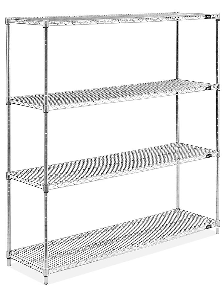 Stainless Steel Wire Shelving Unit 60, Steel Shelving Units Used