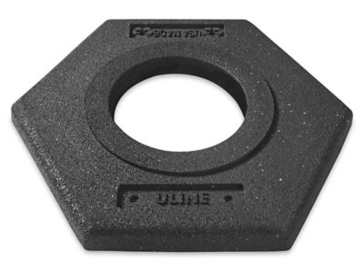 16 lb Hexagonal Rubber Base for Channelizer Cone