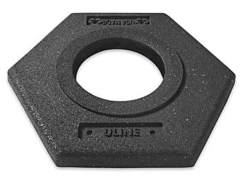 16 lb Hexagonal Rubber Base for Channelizer Cone H-5492