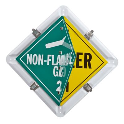 Flip-File D.O.T. Placard - 8 Legend H-55