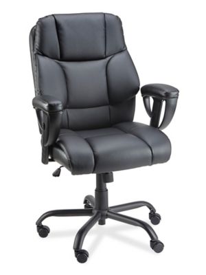 Chaise de bureau en cuir pour tailles fortes et élancées