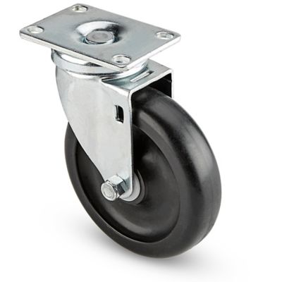 Standard Polyolefin Caster - Swivel, 5 x 1 1/4" H-5536S
