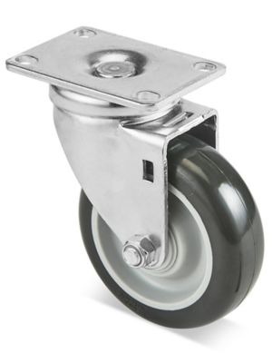 Standard Polyurethane Caster - Swivel, 4 x 1 1/4" H-5539S