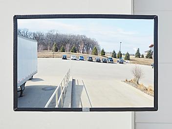 Flat Safety Mirror - 16 x 24" Acrylic, Outdoor H-5566-O