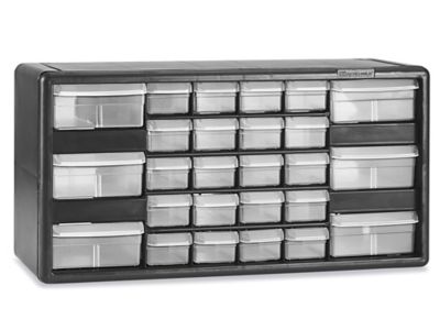 Plastic Parts Cabinet - 26 Drawer, 20 x 7 x 11"