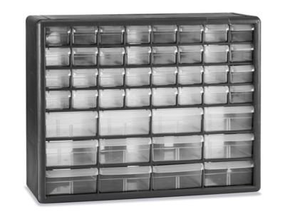  Plastic Parts Cabinet - 44 Drawer, 20 x 7 x 16"