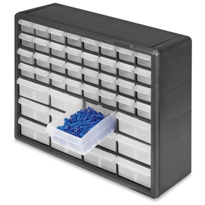 Plastic Parts Cabinet - 44 Drawer, 20 x 7 x 16 H-5579 - Uline