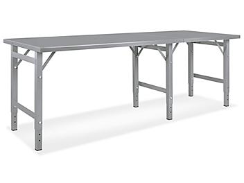 Steel Assembly Table without Bottom Shelf - 96 x 36" H-5602T