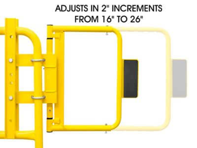 Self-Closing Safety Gate for 16 to 26 Opening