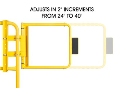 Self-Closing Safety Gate for 24 to 40 Opening