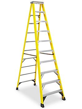 Heavy Duty Fiberglass Step Ladder - 10' H-5625